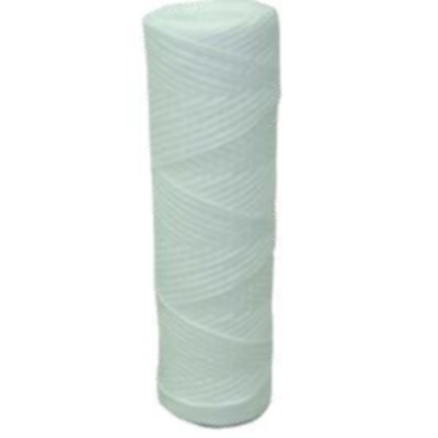 Rolo de fio branco com textura trançada