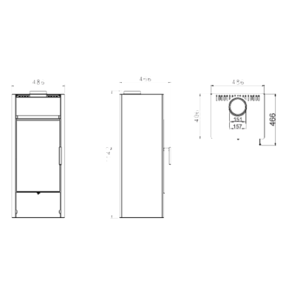 Salamandra a Lenha Ecoforest Sena