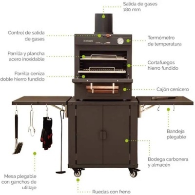 Forno-Churrasqueira Ecoforest