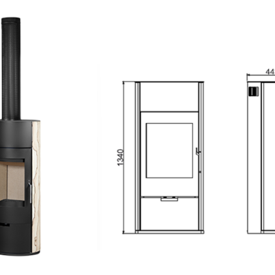 Salamandra a Lenha Ecoforest Elba