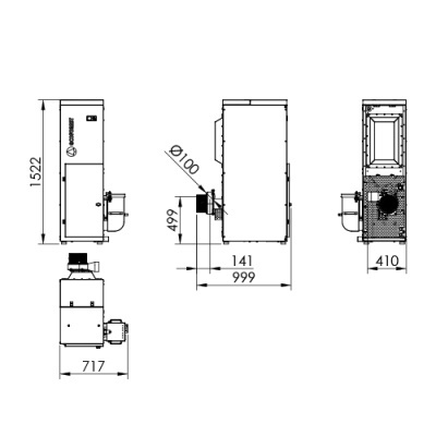 Caldeira a Pellets Ecoforest Vap 5-20