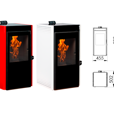 Salamandra a Pellets a Ar Ecoforest Moon II