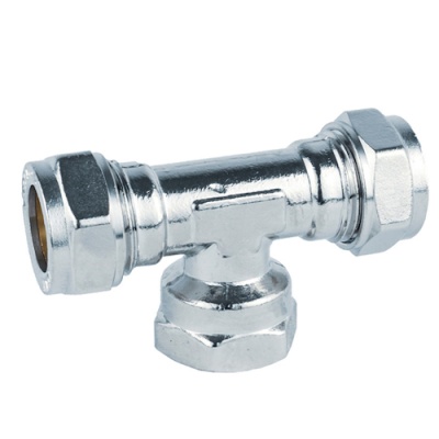 Tê Rosca Centro Bicone