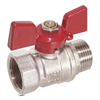 Válvula de Esfera Borboleta M/F