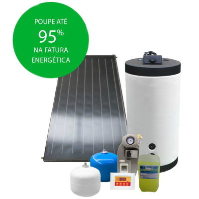 Kit Circulação Forçada com Termoacumulador Inox 444 de 200lt