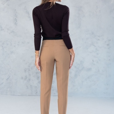 Calça clássica de cintura  com cinto elástico 200593