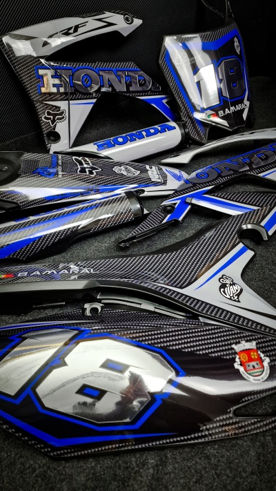 Aplicação Kit gráfico MX/Enduro