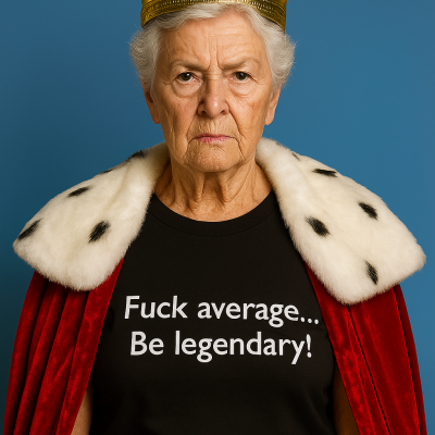 Fuck average… Be legendary!