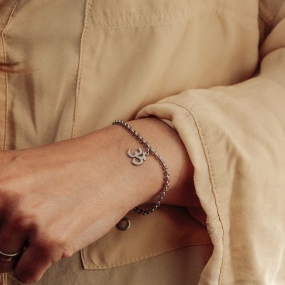 Pulseira OM [Prateada]