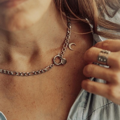 Corrente LUA [Prateado]