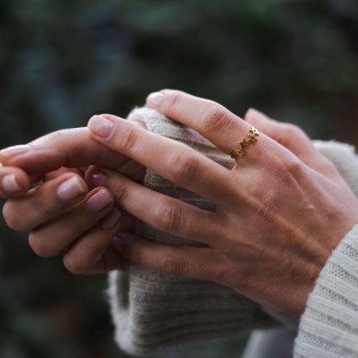 Anel Estrelinhas [Fino]