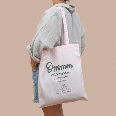 Tote Bag OM [Pastel Pink]