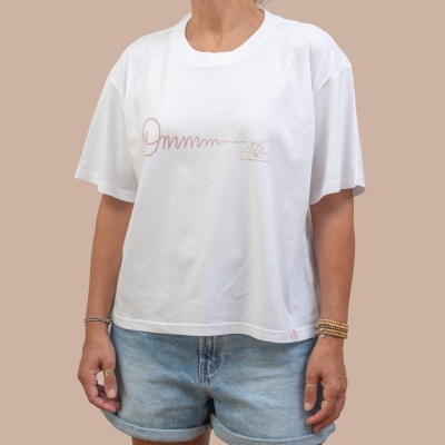 T-shirt OM [Relax] Rosa