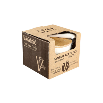 Pote de Mel em Bambu "Shaná Tová" - 6,5 cm