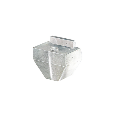 Mezuzá de Plástico com Tampo de Borracha 12 cm - Branco com Prata 'Shemá Yisrael'