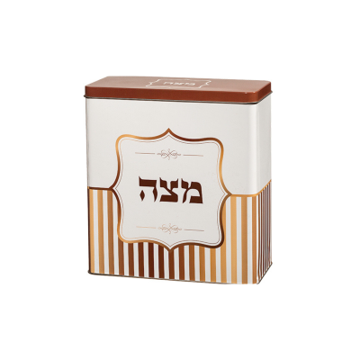 Porta-Matzá 20,5 x 19 cm - Listras Marrons