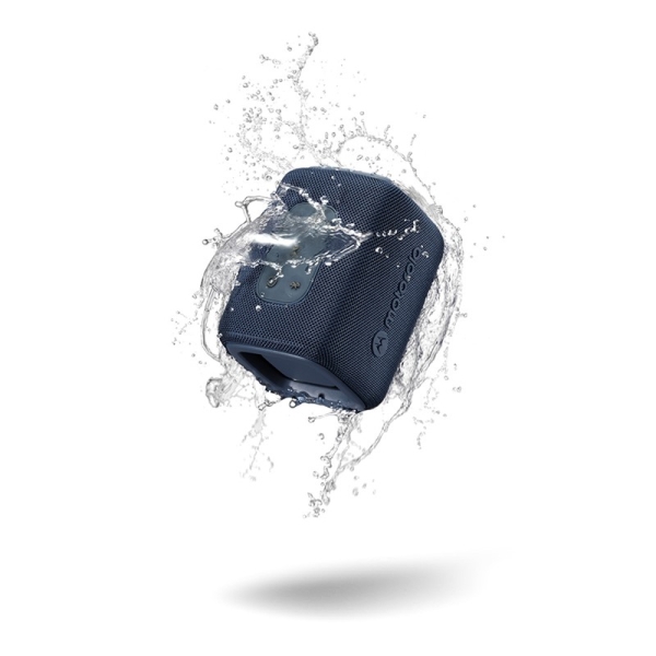 Coluna Motorola ROKR 300 Portátil - 7W - Bluetooth 5.3 - IP67 - 12 Horas de Autonomia - Cor azul Coluna Motorola ROKR 300 Portátil - 7W - Bluetooth 5.3 - IP67 - 12 Horas de Autonomia - Cor azul