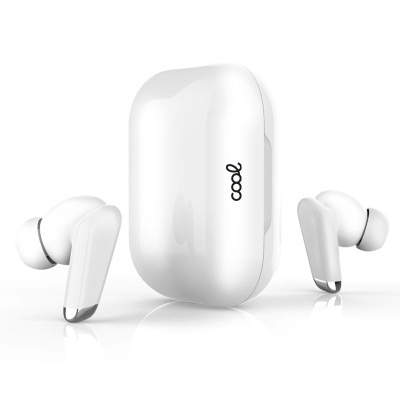 Cool | Auriculares estéreo Bluetooth Dual Pod Fones de ouvido COOL URBAN LCD Branco