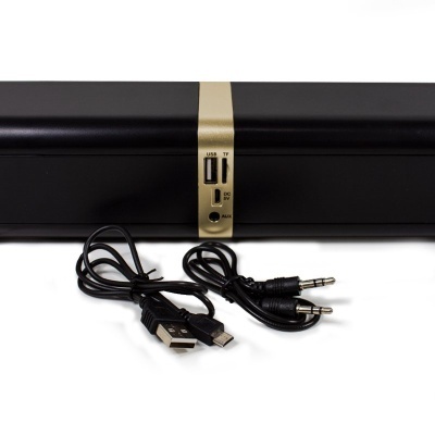 Cool | SoundBar Música Bluetooth COOL (20 W) Preto e Dourado