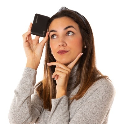 Cool | Bateria Externa Power Bank 5000 mAh COOL Leather Preto