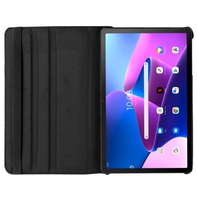 Cool | Capa para Lenovo Tab M10 Plus Gen 3 Couro liso Preto