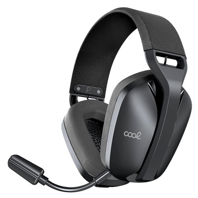 Auscultadores estéreo para PC / PS4 / PS5 Gaming Sem Fio COOL Newton 3 em 1 Preto Auscultadores estéreo para PC / PS4 / PS5 Gaming Sem Fio COOL Newton 3 em 1 Preto