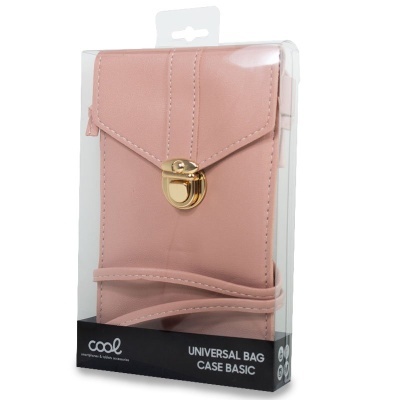 COOL | Bolsa Universal Bolsa Básica Até 6,7 pol em Rosa