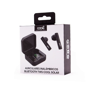 Cool | Auriculares estéreo Bluetooth Dual Pod sem fio TWS COOL Solar Preto Cool | Auriculares estéreo Bluetooth Dual Pod sem fio TWS COOL Solar Preto