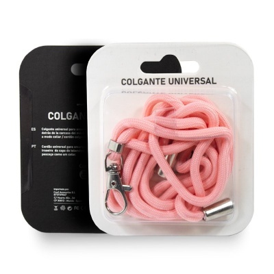 Cool | Cordão Pendurado Universal COOL com Cartão para Smartphone Rosa