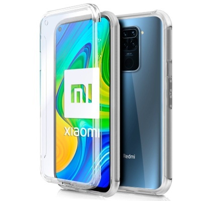 COOL | Capa de silicone 3D para Xiaomi Redmi Note 9 (transparente frente + verso)