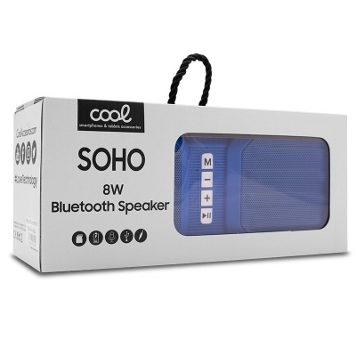 Cool | Coluna universal para música Bluetooth COOL Soho (8W) Azul