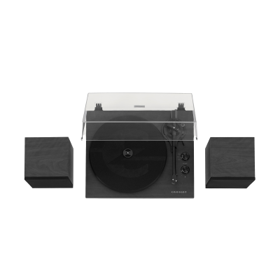 Crosley C62 Black | Gira-Discos com Bluetooth, Altifalantes Externos & Agulha de Diamante NP5