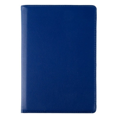 Capa azul escura para agenda ou caderno com textura fina