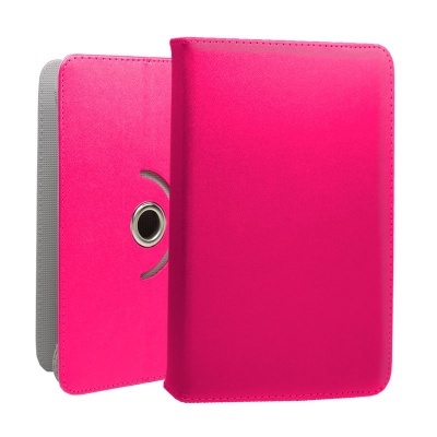 Cool | COOL Ebook / Tablet Case 7 polegadas em couro sintético rosa giratório