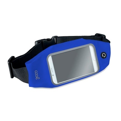 Cool | Bolsa de cintura COOL com capa de neopreno universal (5,5 - 6,7 pol.) Azul