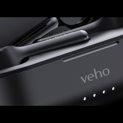 Veho | STIX II True Wireless Earphones – Black