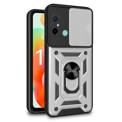 Cool | Capa para para Xiaomi Redmi 12C Hard Ring Silver