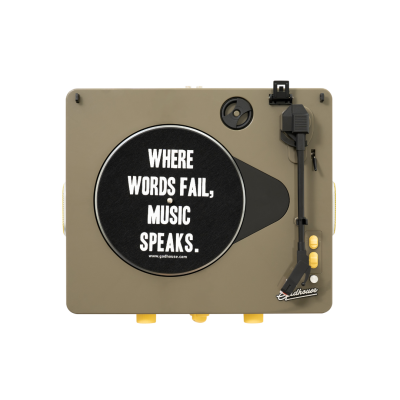 Gadhouse | Gira-discos Brad Retro MK ll Grey