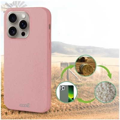 Cool | Capa para iPhone 15 Pro Max Eco Biodegradável Rosa
