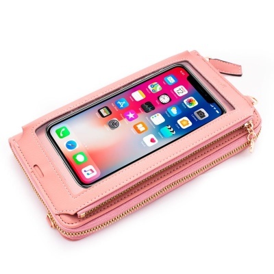 Cool | Carteira Universal com bolsa para smartphone de até 6,7 pol. Rosa