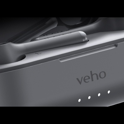 Veho | STIX II True Wireless Earphones – Grey
