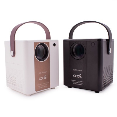 Cool | Projetor compacto Alto-falante integrado + HDMI/SD/USB + Espelho Wifi COOL Rainbow 3000 Lumens Branco