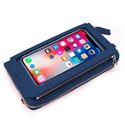 Cool | Carteira Universal com bolsa para smartphone de até 6,7 pol. Azul