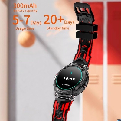 Smartwatch COOL Clever Silicone Negro (Chamadas, Desporto, Saúde)