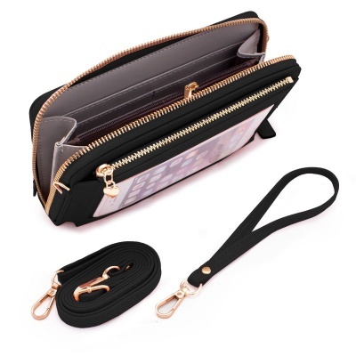 Cool | Carteira Universal com bolsa para smartphone de até 6,7 pol. Preto