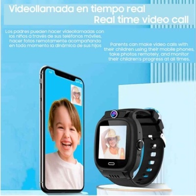 Smartwatch COOL Kids 4G GPS Silicone Azul (Localização, Videochamadas, SIM) Smartwatch COOL Kids 4G GPS Silicone Azul (Localização, Videochamadas, SIM)