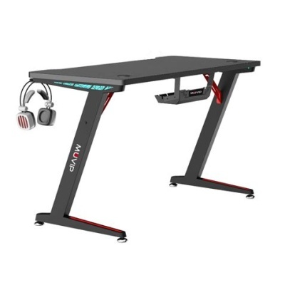 Muvip | Mesa Gaming Muvip PRO300 Fibra de Carbono e Luz RGB