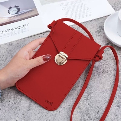 COOL | Bolsa Universal Bolsa Básica Até 6,7 pol em Vermelho