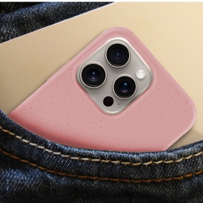 Cool | Capa para iPhone 15 Pro Max Eco Biodegradável Rosa