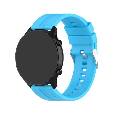 Cool | Pulseira Universal 22mm Amazfit GTR / Stratos / Huawei / Samsung / COOL Elite Rubber Azul Claro